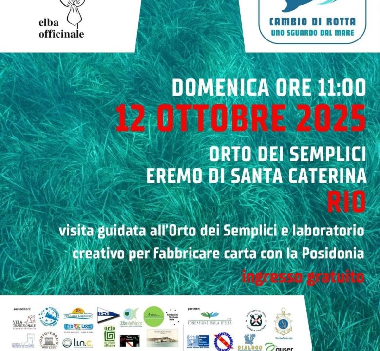 Locandina evento all'Orto dei Semplici