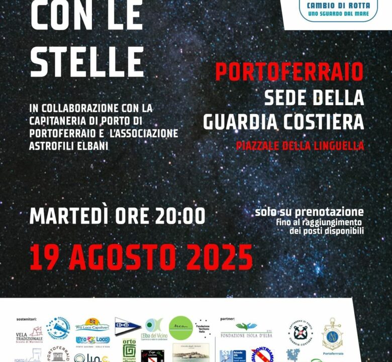 Locandina evento "Navigare con le stelle"